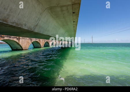 L'Overseas Highway Banque D'Images