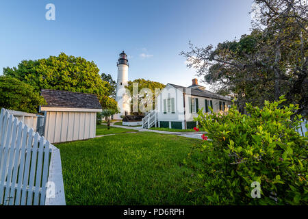 Le Key West Lighthouse Banque D'Images