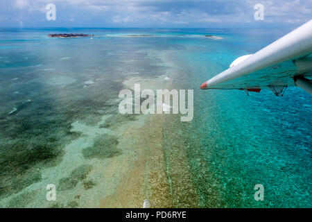 Bird's Eye View of Dry Tortugas National Park Banque D'Images