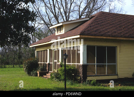 Jimmy Carter's boyhood home à Plains, Géorgie Banque D'Images