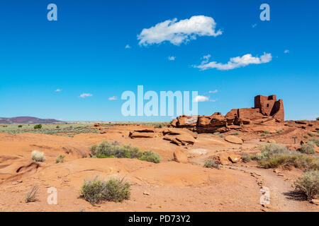 Wupatki National Monument, Arizona, Wukoki Pueblo Banque D'Images