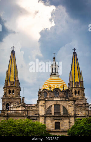 Cathédrale de Guadalajara, Jalisco, Mexique. Banque D'Images