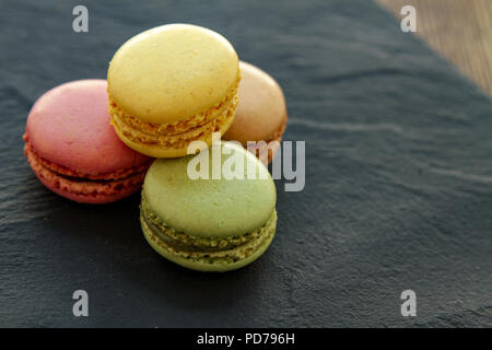 Sélection macaron coloré Banque D'Images