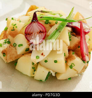 Salade de pommes de terre en bonne santé Banque D'Images