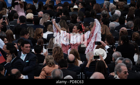 Bogota, Colombie. 7 août 2018. Inauguration du nouveau président de la Colombie, M. Ivan Duque. L'événement a eu lieu à la place Bolivar à Bogota, Colombie. Crédit : Luis Gomez/Alamy Live News Banque D'Images