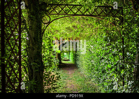 Arcade à Oranienburg, Château à douves Nordkirchen Palace, Allemagne Banque D'Images