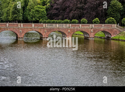 Douves Nordkirchen Palace, Allemagne Banque D'Images