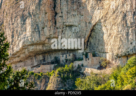 Italie Trentin Château San Gottardo Mezzocorona ci-dessus Banque D'Images