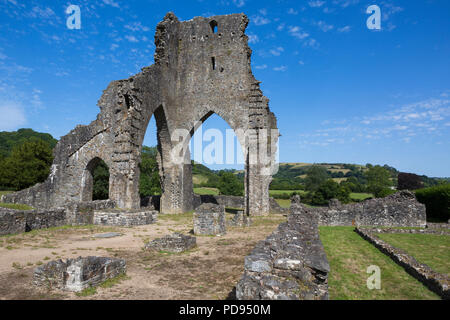 Ruines de l'abbaye des Prémontrés Talley, Carmarthenshire, Pays de Galles Banque D'Images