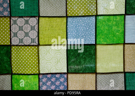 Patchwork Colouful Arrière-plan. Texture tissu close up Banque D'Images