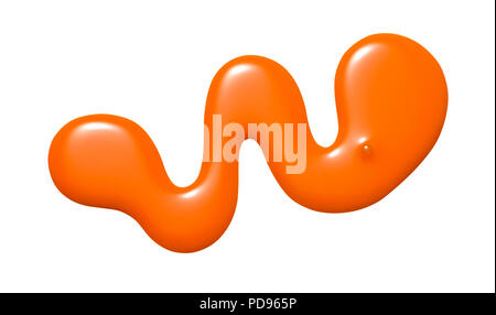 Vernis à ongles/crayon Squiggle, piscine Banque D'Images