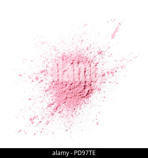 Splat poudre rose Banque D'Images