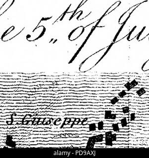 'Un compte de la fin de l'éruption du Vésuve. Dans une lettre du Très Honorable Sir William Hamilton, K. B. F. R. S. à Sir Joseph Banks, Bart. P. R. S.' (1795) Banque D'Images