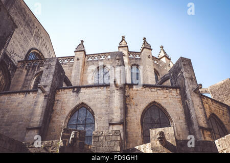 Cathédrale de Sainte Marie de Girona Banque D'Images