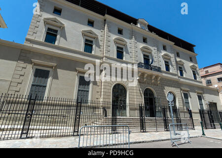 Le palais de justice d'Ajaccio, (Cour de Justice) à Ajaccio, Corse, France Banque D'Images