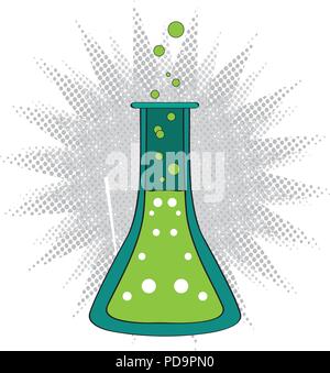 L'icône de potion chimie isolés Illustration de Vecteur