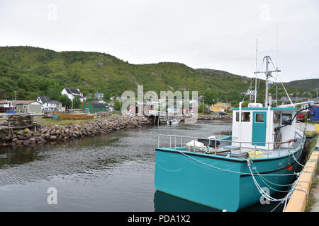 Petit village de pêcheurs près de St John's, Terre-Neuve et Labrador, Canada. Juillet, 2018 Banque D'Images