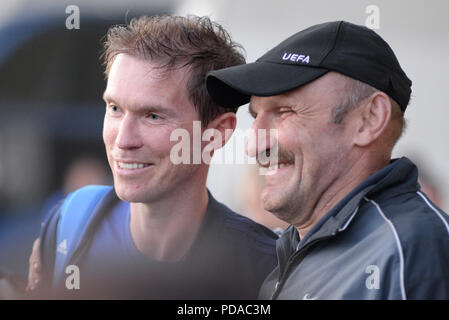 MINSK, BELARUS - 23 MAI 2018 : Alexander Hleb s'occupe de la Premier League match de football entre le FC Dynamo Minsk et FC Ba Banque D'Images