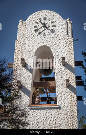 Sonnerie Sonnerie à Humahuaca Cabildo Bell Tower - Hôtel de Ville d'Humahuaca, Jujuy, Argentine Banque D'Images