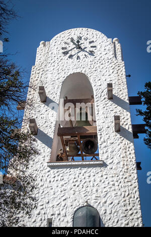 Sonnerie Sonnerie à Humahuaca Cabildo Bell Tower - Hôtel de Ville d'Humahuaca, Jujuy, Argentine Banque D'Images