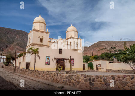 L'Église - Tilcara Tilcara, Jujuy, Argentine Banque D'Images