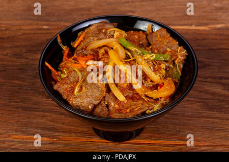Boeuf au curry et légumes Banque D'Images