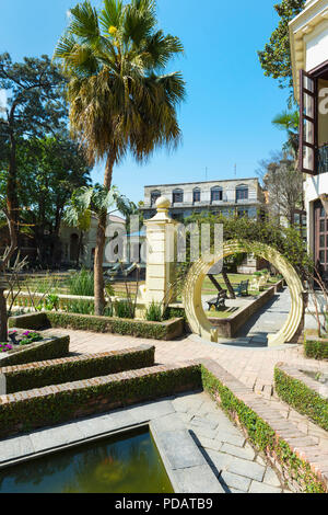 Jardin des rêves, Kaiser Mahal Palace, quartier de Thamel, Katmandou, Népal Banque D'Images