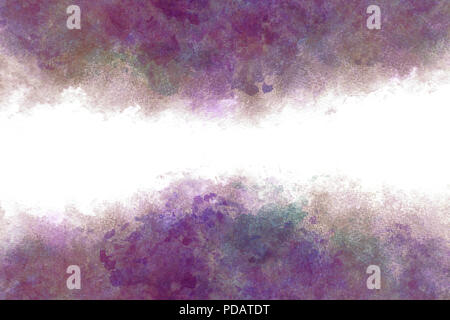Aquarelle de couleur mauve ou abstrait peinture vintage background Banque D'Images