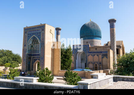 Gur-e Amir Timur - mausolée de Samarkand, Ouzbékistan Banque D'Images