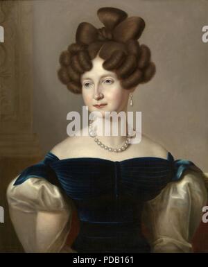Anna Pavlovna, Grande Duchesse de Russie, par Jean-Baptiste Van der Hulst. Banque D'Images