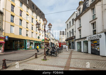 Cherbourg-Octeville, France - 22 mai 2017 : Street View de la ville côtière de Cherbourg-Octeville, Normandie, France. Banque D'Images