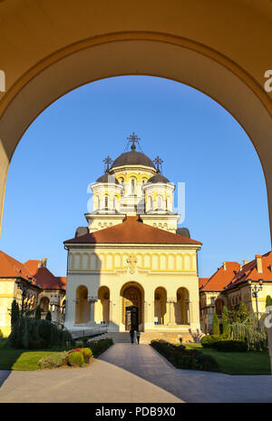 La Cathédrale de couronnement à Alba Iulia, Roumanie Banque D'Images