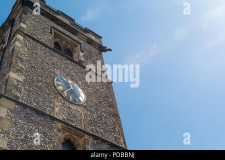 Tour de l'horloge à St Albans city centre Banque D'Images