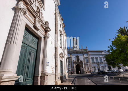 Arco da Vila, Rua da Misericórdia., Faro, Algarve, Portugal Banque D'Images