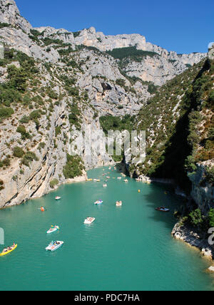 Les Gorges du Verdon, Provence, France Banque D'Images