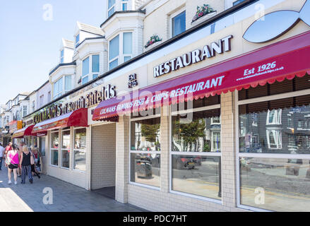 Colmans de South Shields Restaurant Fish & Chips, Ocean Road, South Shields, Tyne and Wear, England, United Kingdom Banque D'Images