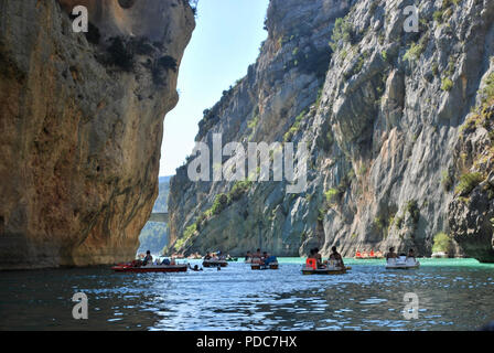 Les Gorges du Verdon, Provence, France Banque D'Images