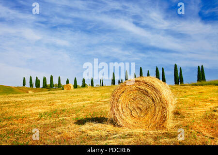 Impressionnant paysage de Toscane,vue panoramique,Italie. Banque D'Images