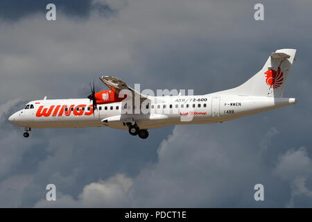 ATR-72-600 AIR WINGS ABADI. Banque D'Images