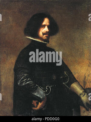 Autoportrait, Velazquez, Diego Rodriguez, . Banque D'Images