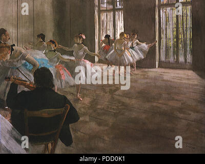 Ballerines à l'école, Degas, Edgar, 1874. Banque D'Images