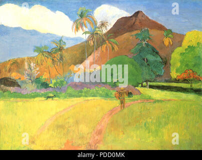 Paysage de Tahiti, Gauguin, Paul, 1891. Banque D'Images