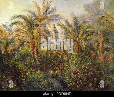 Jardin à Bordighera, Impression de matin, Monet, Claude, 1884. Banque D'Images