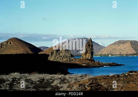 Pinnacle Rock, Bartolome Island, Îles Galápagos Banque D'Images