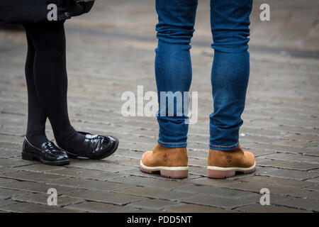 Close up des jambes. Banque D'Images