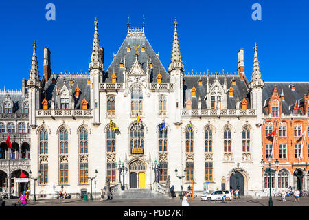 Maison de la Cour provinciale, de la Place de Bruges, Bruges, Belgique Banque D'Images