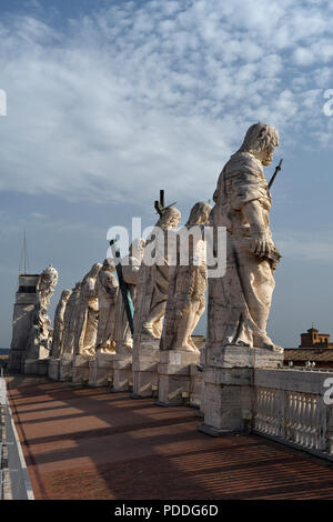 Jésus et les apôtres;statues;st.la basilique Saint-Pierre de Rome;;Italie Banque D'Images