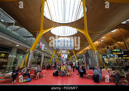 L'aéroport de Barajas à Madrid, Espagne Banque D'Images