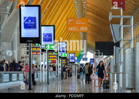 L'aéroport de Barajas à Madrid, Espagne Banque D'Images