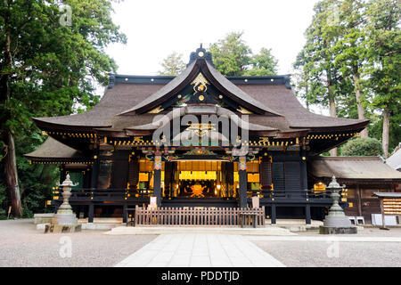 Katori jingu en vert forêt. l'histoire culture patrimoine dans la préfecture de Chiba, Japon Banque D'Images